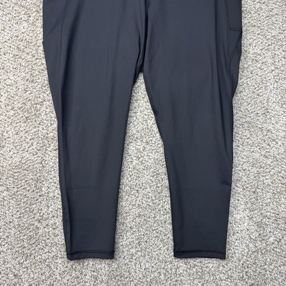 Adidas Optime Leggings Womens 3X Black Plus Size 7/8 Gym Run Training Ladies New - Picture 3 of 16